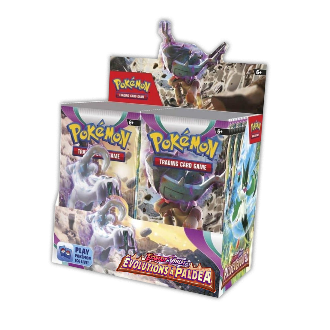 Display 36 boosters Pokémon Évolutions à Paldea EV2 (FR)