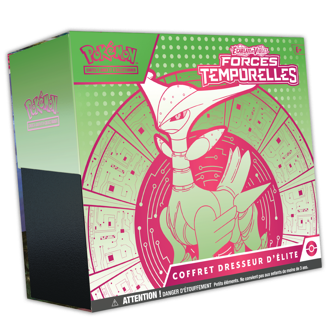 Coffret Dresseur d'Élite Pokémon Forces Temporelles EV5 Vert-de-Fer (FR)