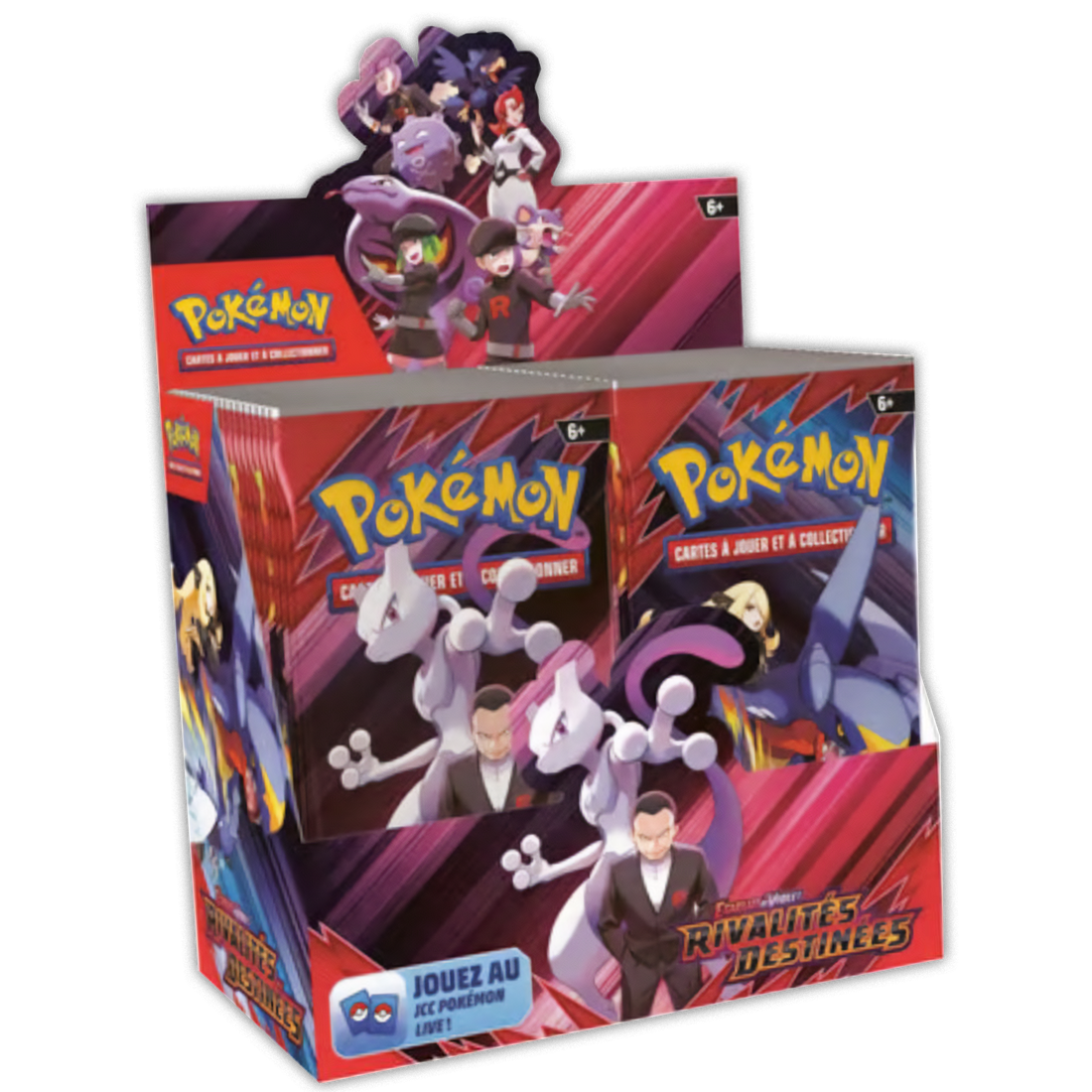 Display 36 boosters Pokémon Rivalités Destinées EV10 (FR)
