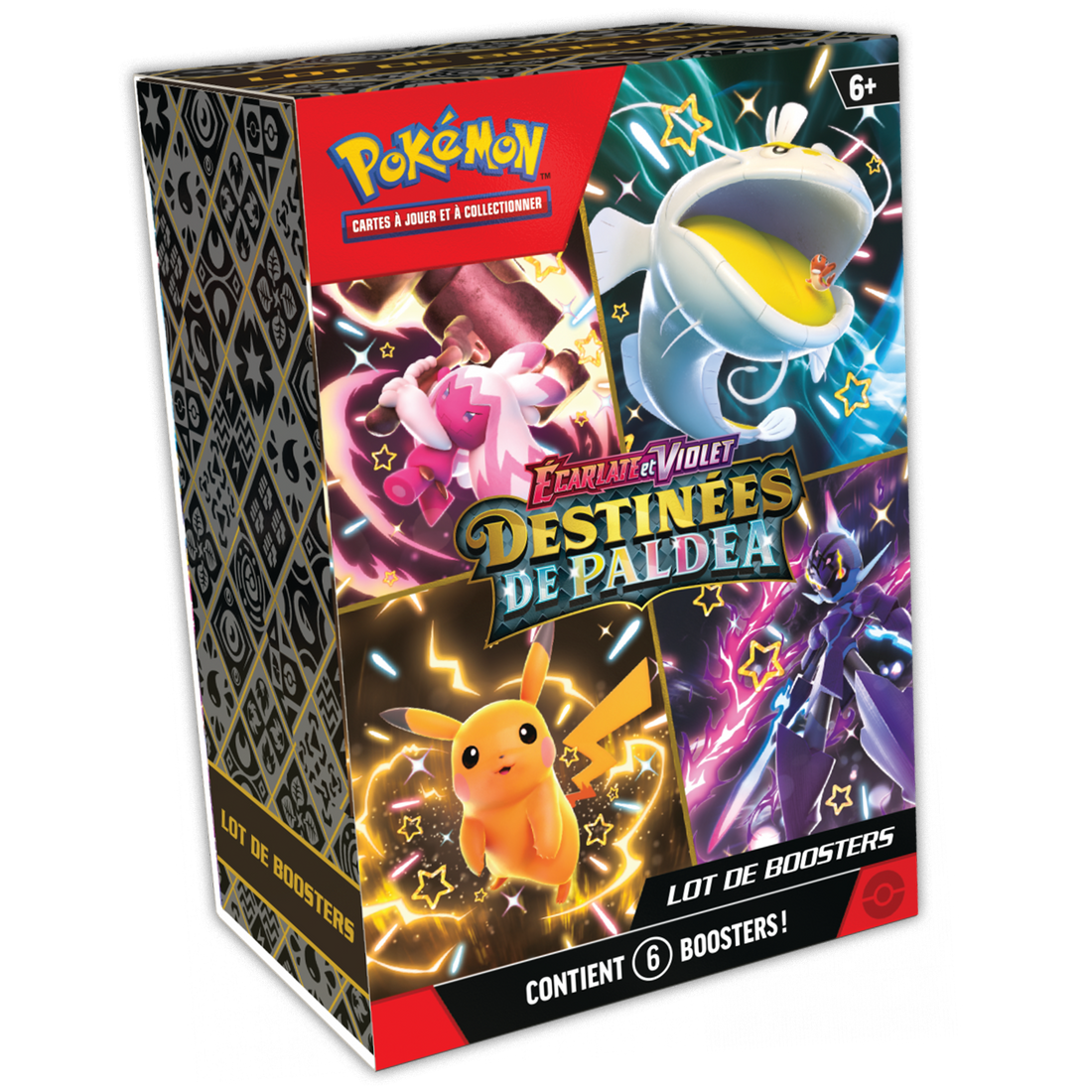 Bundle 6 boosters Pokémon Destinées de Paldea EV4.5 (FR)