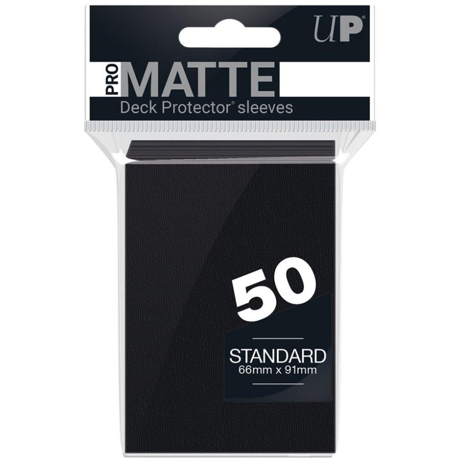 Protège-cartes Ultra Pro Pro-Matte noir x50 (taille standard)