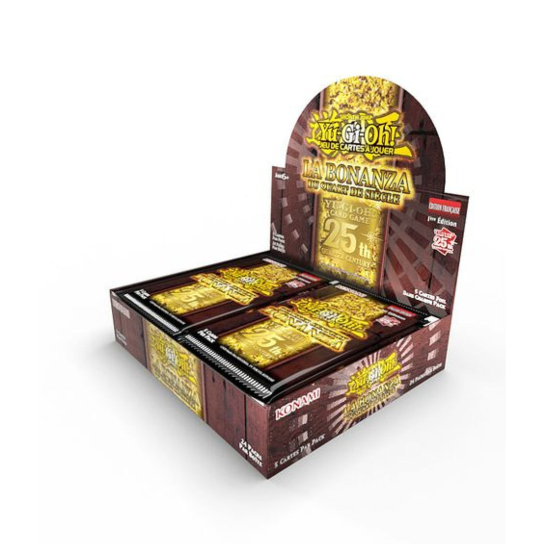 Display 24 boosters Yu-Gi-Oh! La Bonanza du Quart de Siècle (FR)