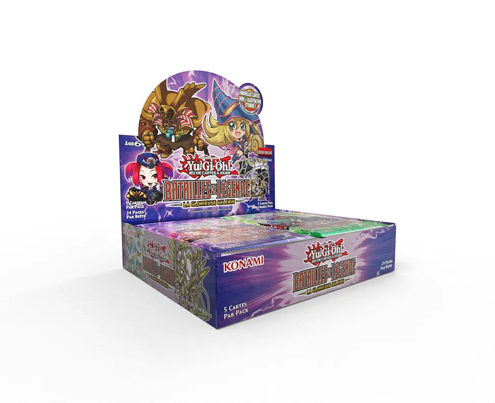 Display 24 boosters Yu-Gi-Oh! Batailles de Légende : La Glorieuse Galerie (FR)