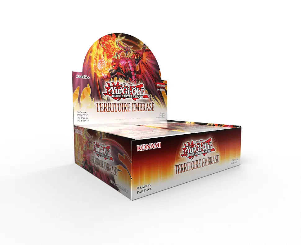 Display 24 boosters Yu-Gi-Oh! Territoire Embrasé (FR)