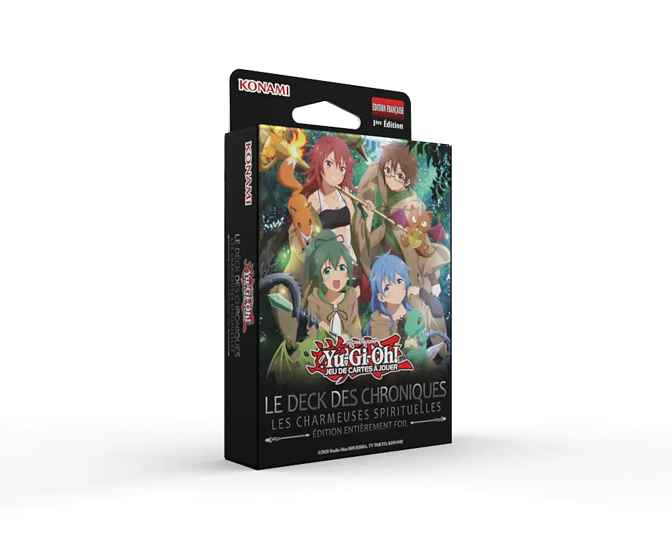 Deck des Chroniques Yu-Gi-Oh! Les Charmeuses Spirituelles – Édition entièrement Foil (FR)