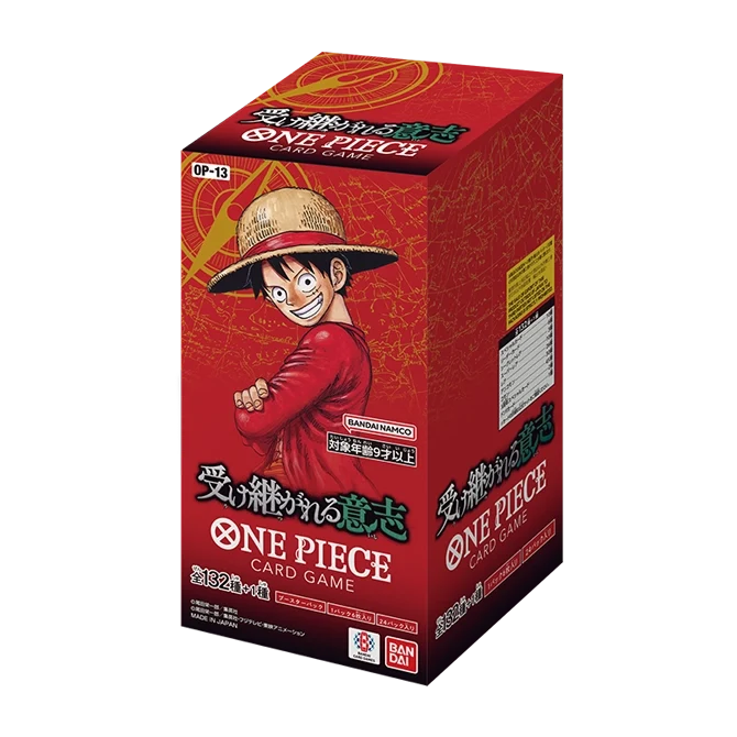 Display 24 boosters One Piece Card Game OP-13 Carrying on His Will (JP)