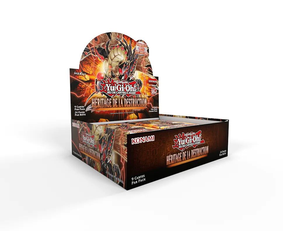 Display 24 boosters Yu-Gi-Oh! Héritage de la Destruction (FR)