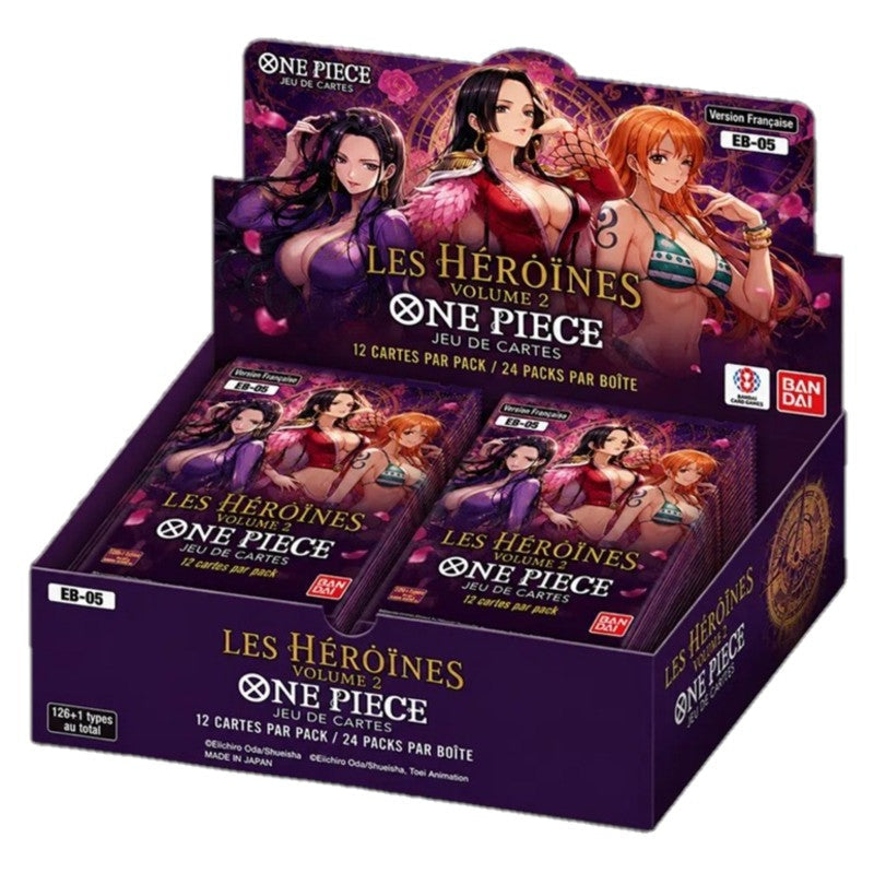 Précommande · Display 24 boosters One Piece Card Game EB-05 Heroines Edition vol.2 (FR)