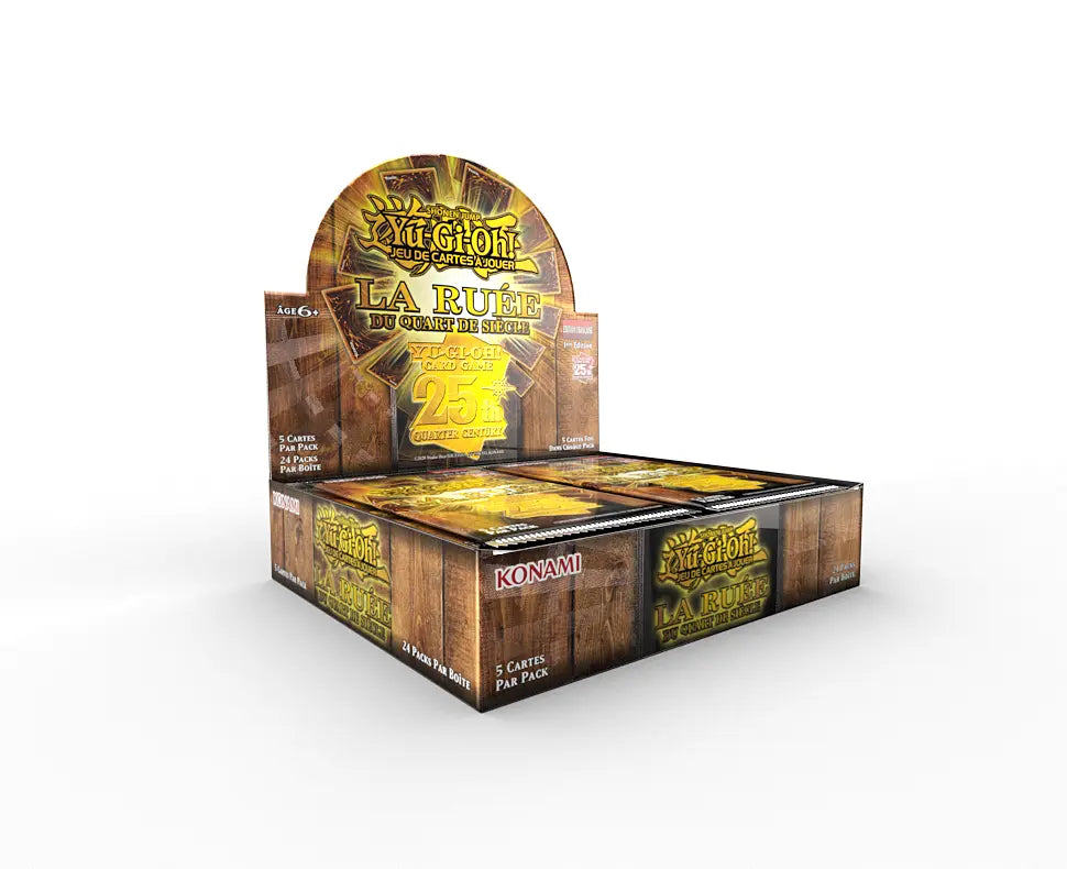 Display 24 boosters Yu-Gi-Oh! La Ruée du Quart de Siècle (FR)