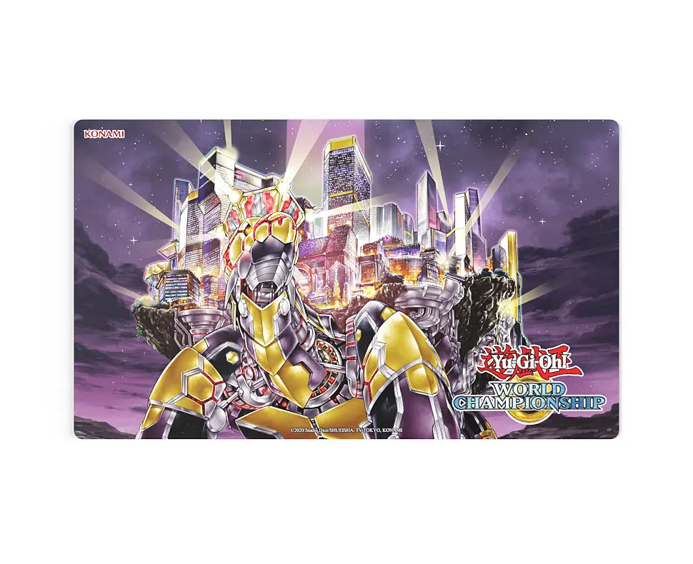 Tapis de jeu officiel Yu-Gi-Oh! Grandopolis, la Cité Dorée Éternelle – WCS 2013
