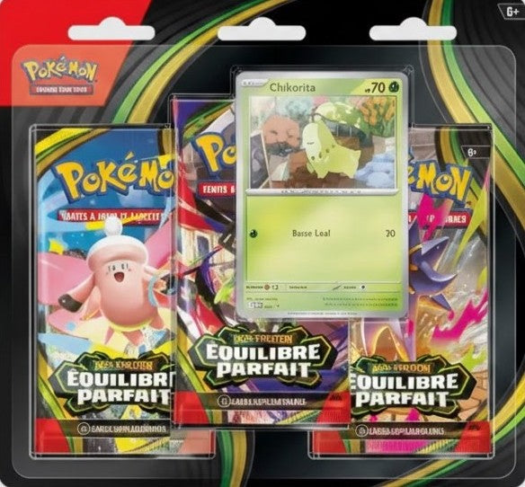 Tripack Pokémon Équilibre Parfait ME03 – Germignon (FR)
