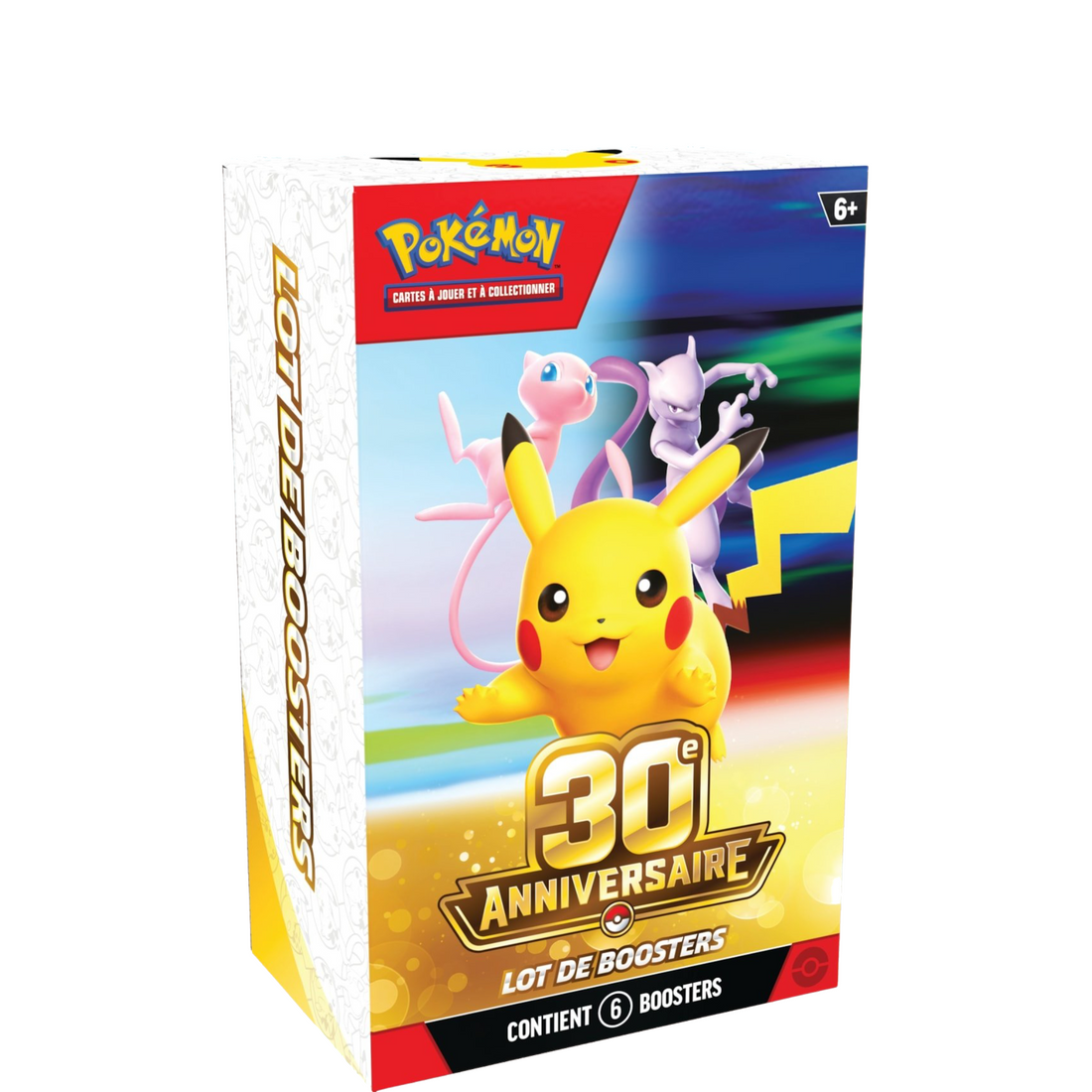 Lot de 6 boosters (Bundle) Pokémon 30ᵉ Anniversaire (FR)