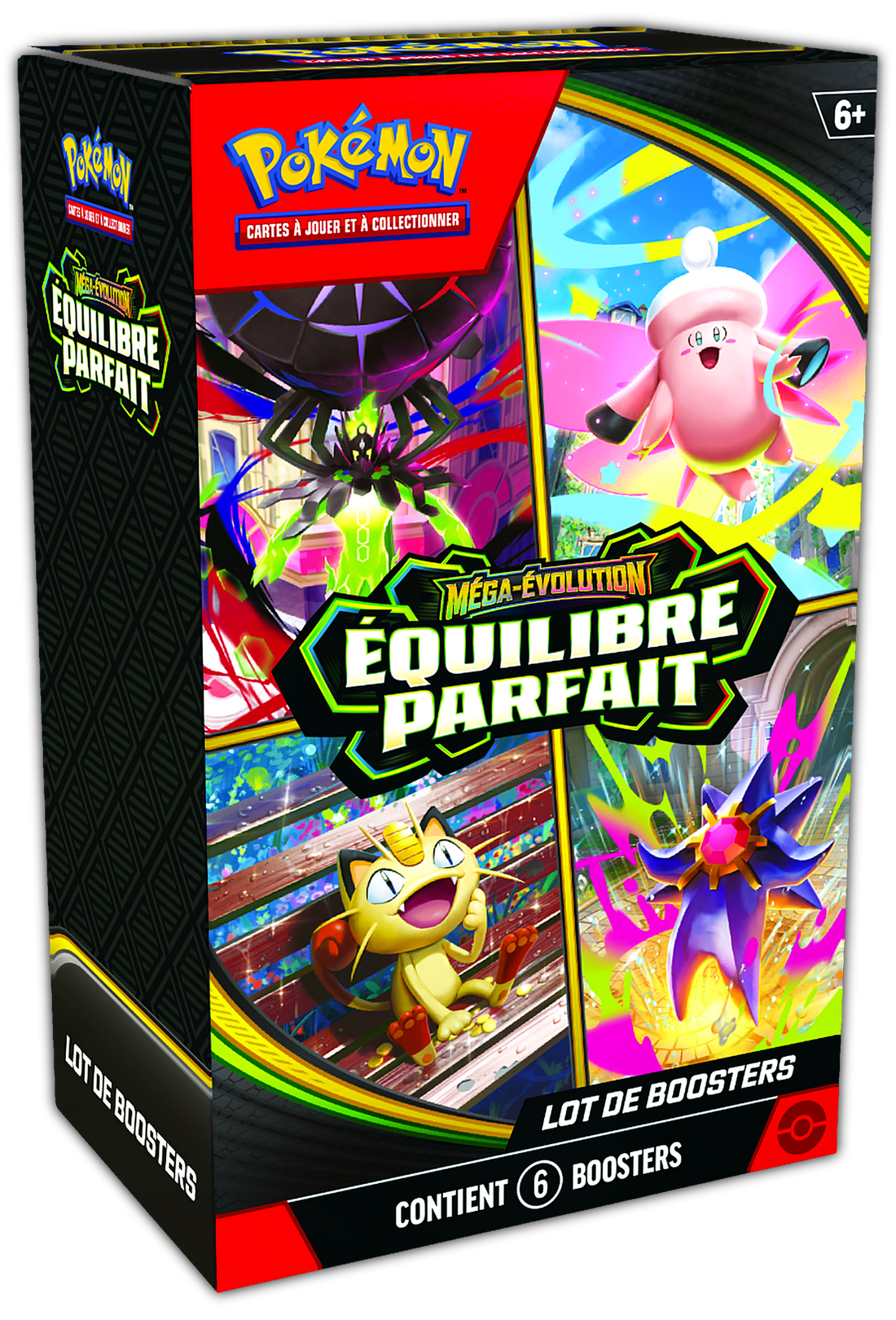 Lot de 6 boosters (Bundle) Pokémon Équilibre Parfait ME03 (FR)
