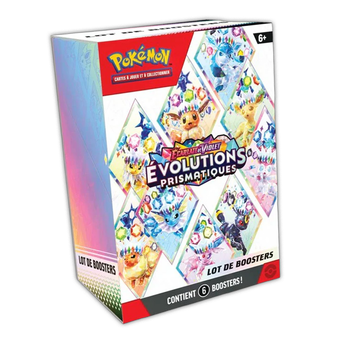 Bundle 6 boosters Pokémon Évolutions Prismatiques EV8.5 (FR)