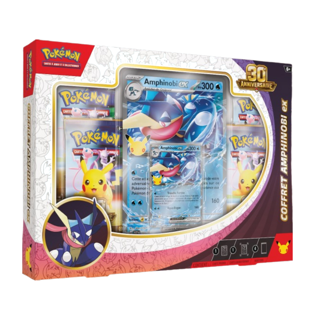 Coffret Pokémon 30ᵉ Anniversaire – Amphinobi-ex (FR)