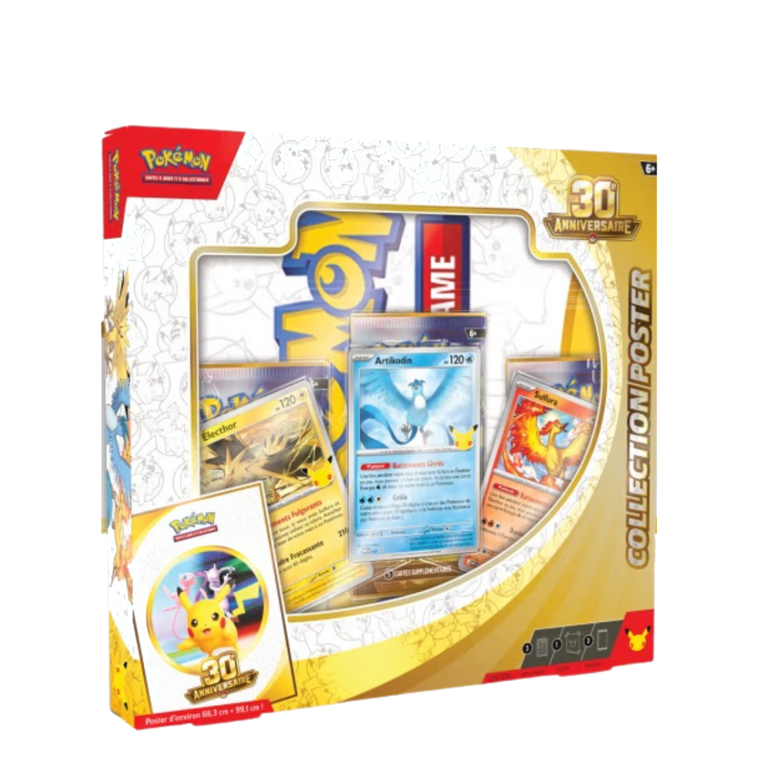 Collection poster Pokémon 30ᵉ Anniversaire (FR)