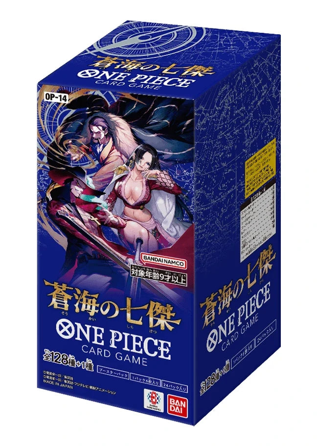 Display 24 boosters One Piece Card Game OP-14 The Azure Sea's Seven (JP)