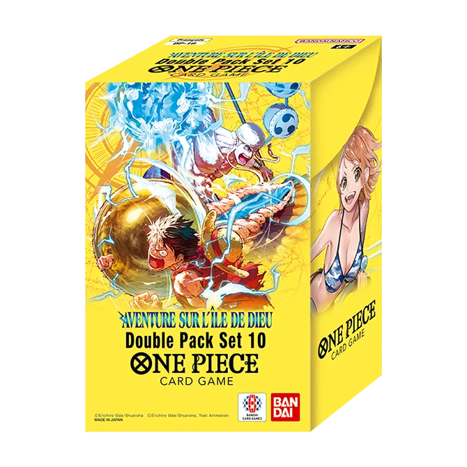Double Pack Set One Piece Card Game Vol.10 DP-10 OP-15 Adventure on Kami's Island (EN)