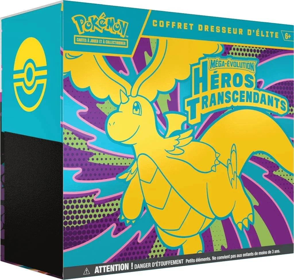 Coffret Dresseur d'élite Pokémon Héros Transcendants ME02.5 – Méga-Dracolosse-ex (FR)
