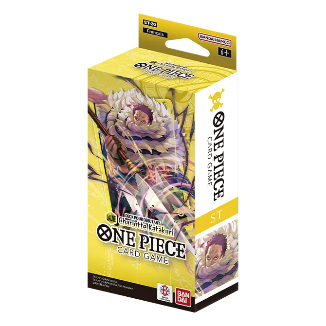 Deck pour débutant One Piece Card Game JAUNE Charlotte Katakuri ST-20 (FR)
