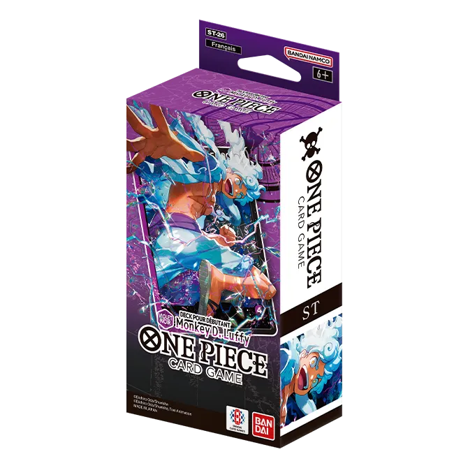 Starter Deck One Piece Card Game ST-26 Violet/Noir Monkey D. Luffy (FR)