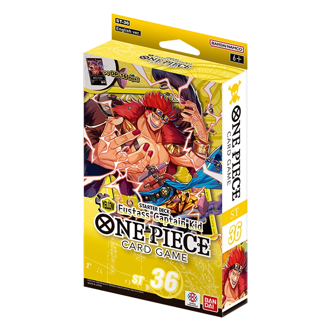 Starter Deck One Piece Card Game ST-36 Yellow Eustass Captain Kid (EN)