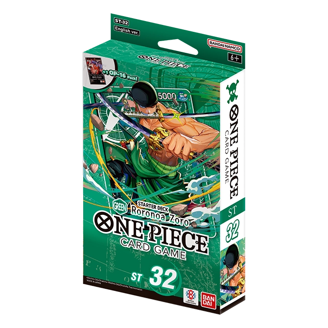Starter Deck One Piece Card Game ST-32 Green Roronoa Zoro (EN)