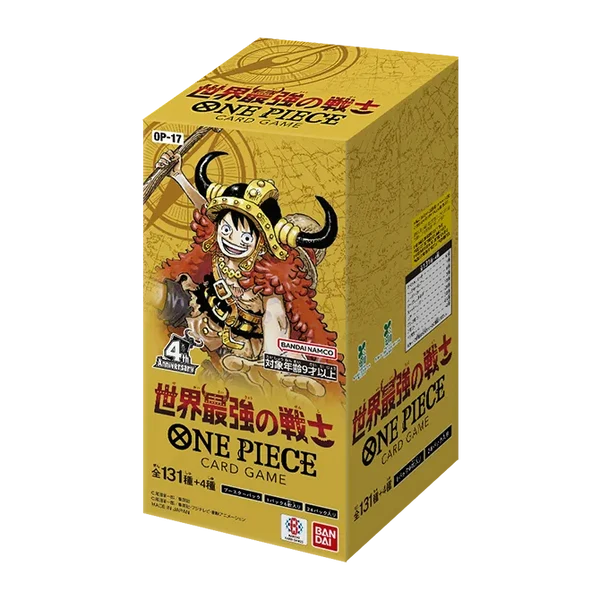 Display 24 boosters One Piece Card Game OP-17 The World's Strongest Warriors (JP)