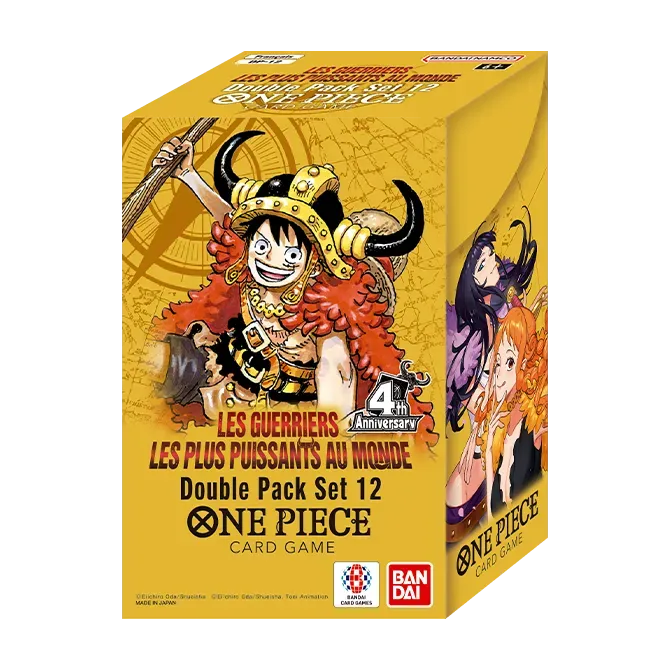 Double Pack Set One Piece Card Game Vol.12 DP-12 OP-17 Les Guerriers les plus puissants au monde (FR)
