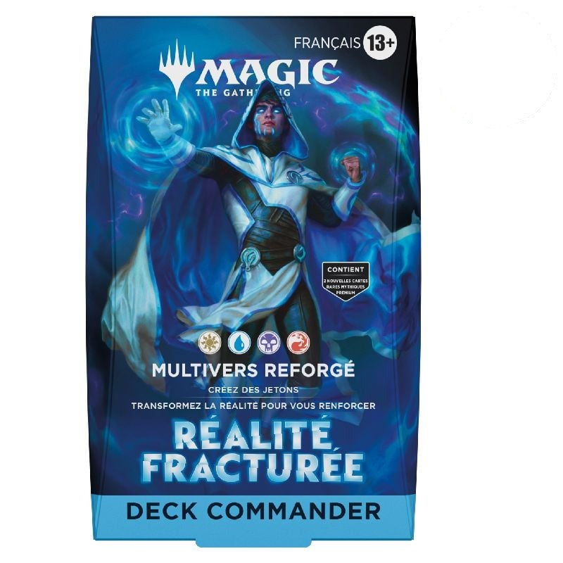 Précommande · Deck Commander Magic: The Gathering Réalité fracturée – Multivers reforgé (FR)