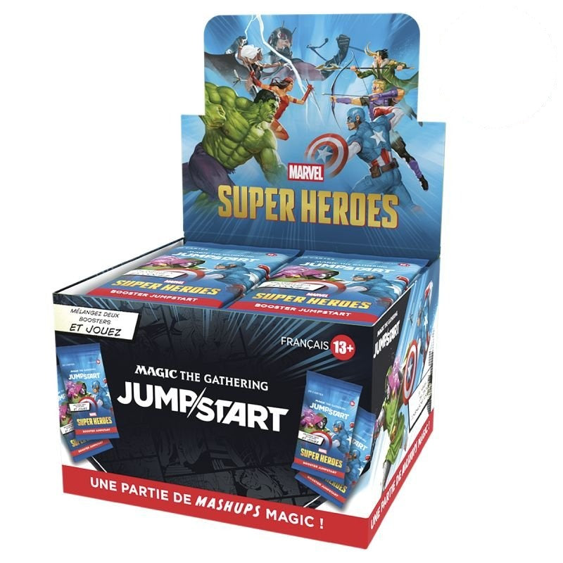 Display 24 boosters Jumpstart Magic: The Gathering Marvel Super Heroes (FR)