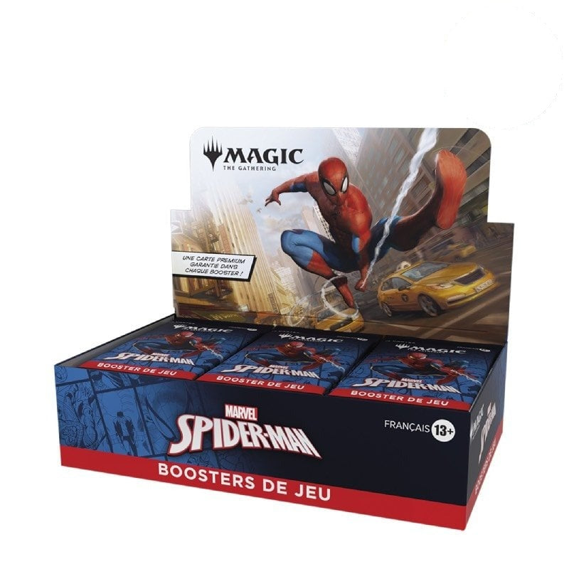 Display 30 boosters de jeu Magic: The Gathering Marvel's Spider-Man (FR)