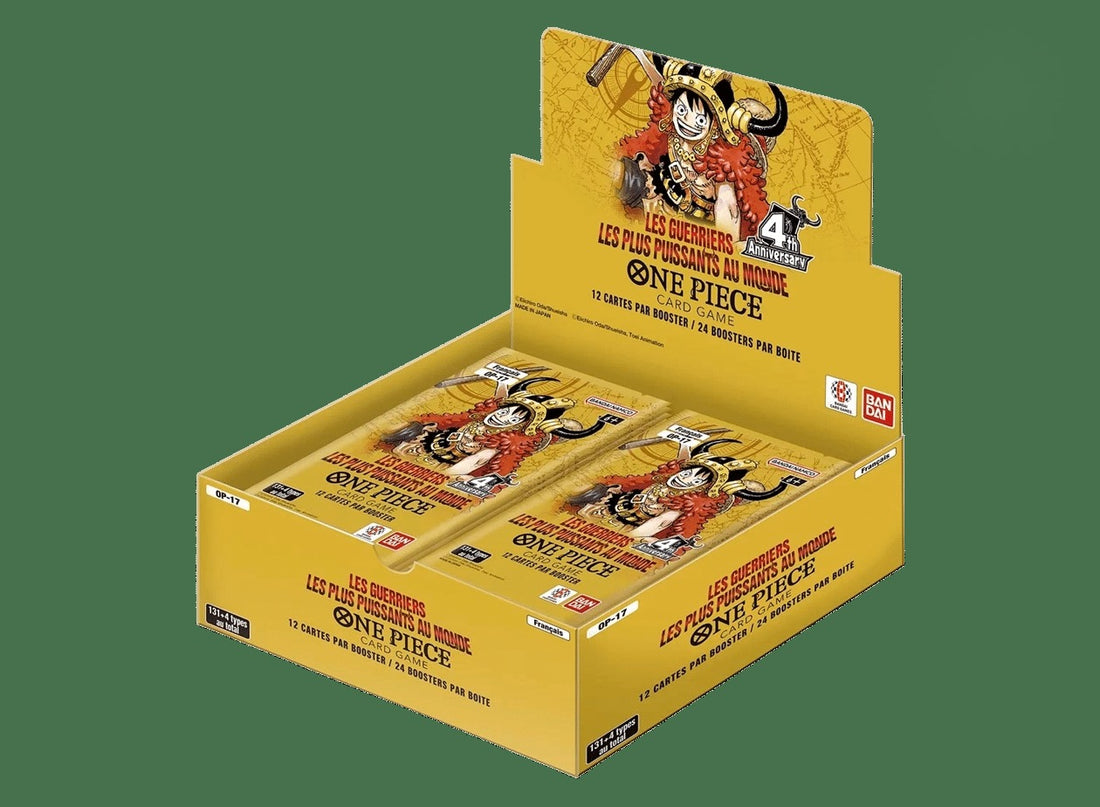 Display 24 boosters One Piece Card Game OP-17 Les Guerriers les plus puissants au monde (FR)