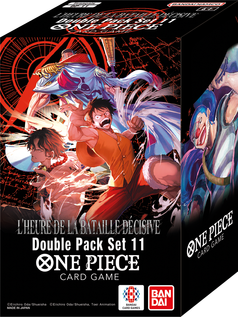 Double Pack Set One Piece Card Game Vol.11 DP-11 OP-16 L'Heure de la Bataille Décisive (FR)