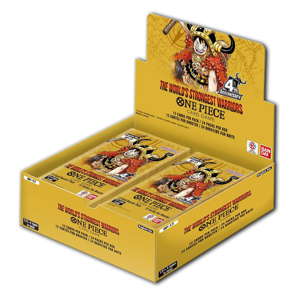 Display 24 boosters One Piece Card Game OP-17 The World's Strongest Warriors (EN)