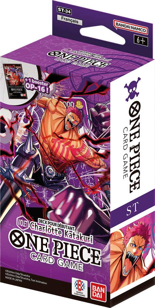 Starter Deck One Piece Card Game ST-34 Violet Charlotte Katakuri (FR)