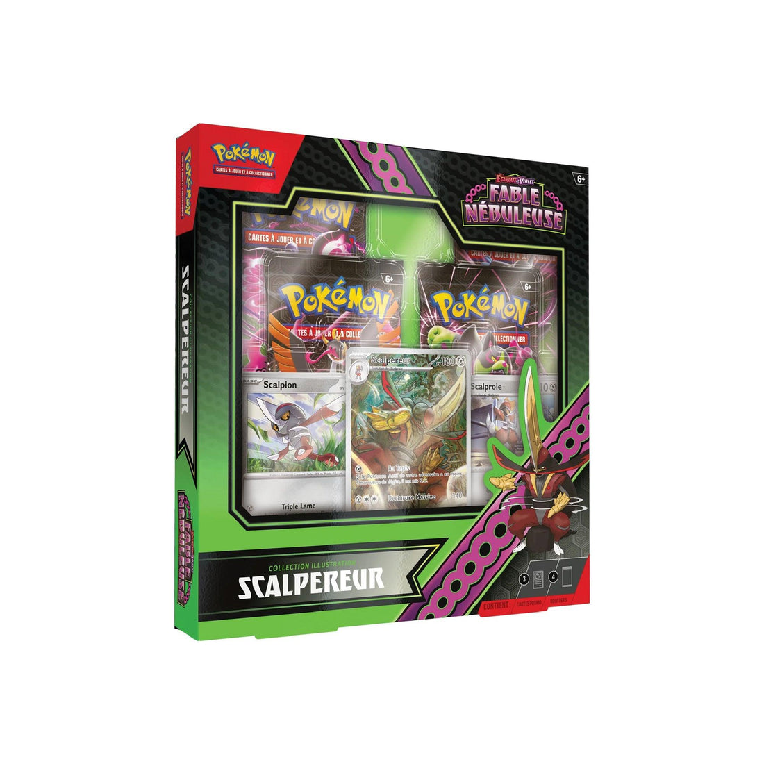 Coffret Collection Illustration Pokémon Fable Nébuleuse EV6.5 Scalpereur (FR)