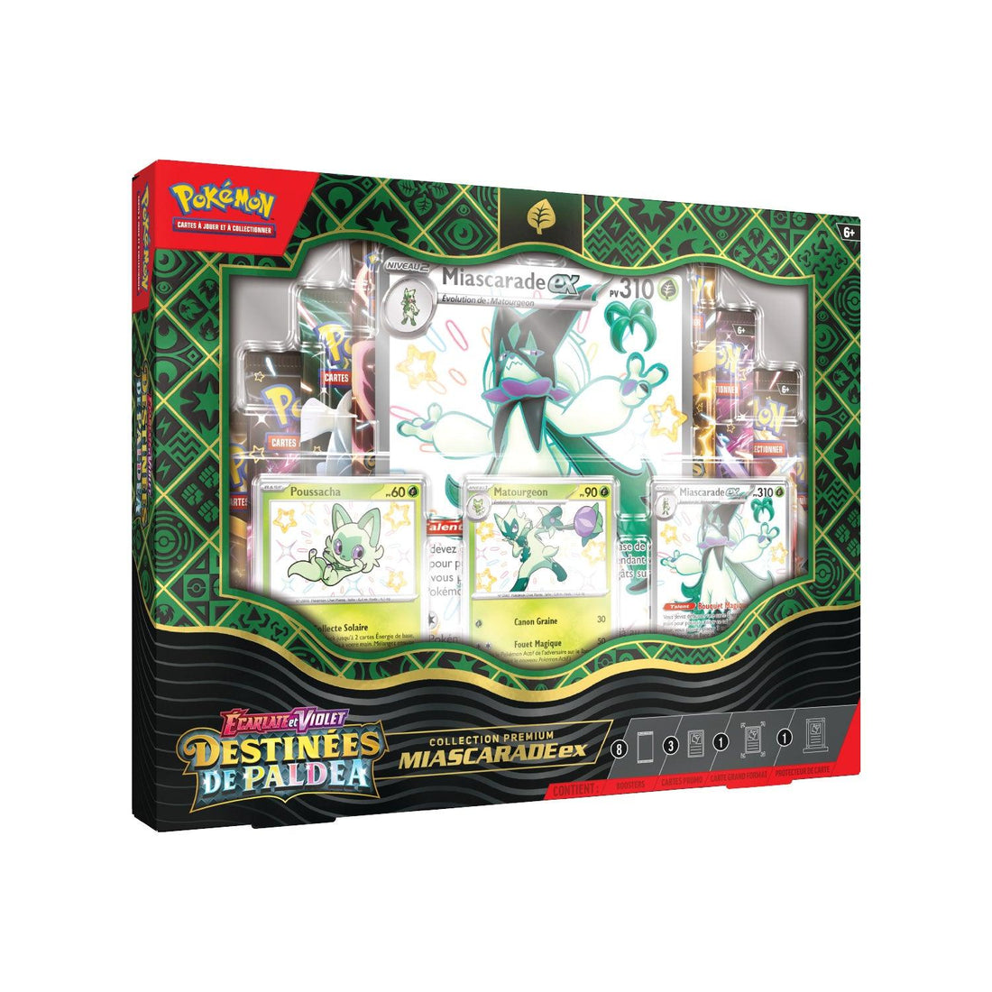 Coffret Collection Premium Pokémon Destinées de Paldea EV4.5 Miascarade-ex (FR)