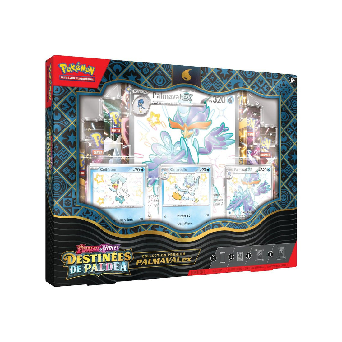 Coffret Collection Premium Pokémon Destinées de Paldea EV4.5 Palmaval-ex (FR)