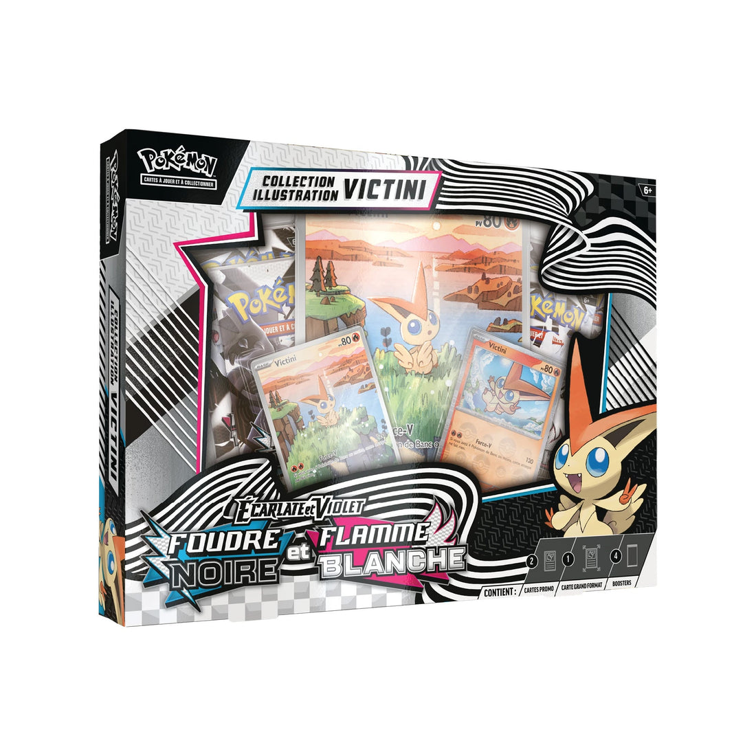 Coffret Collection Illustration Unys Pokémon Foudre Noire et Flamme Blanche EV10.5 Victini (FR)