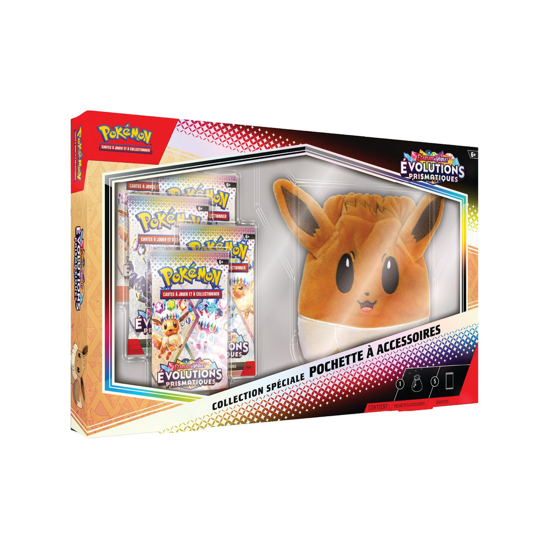 Coffret Collection Spéciale Pochette à Accessoires Pokémon Évolutions Prismatiques EV8.5 (FR)