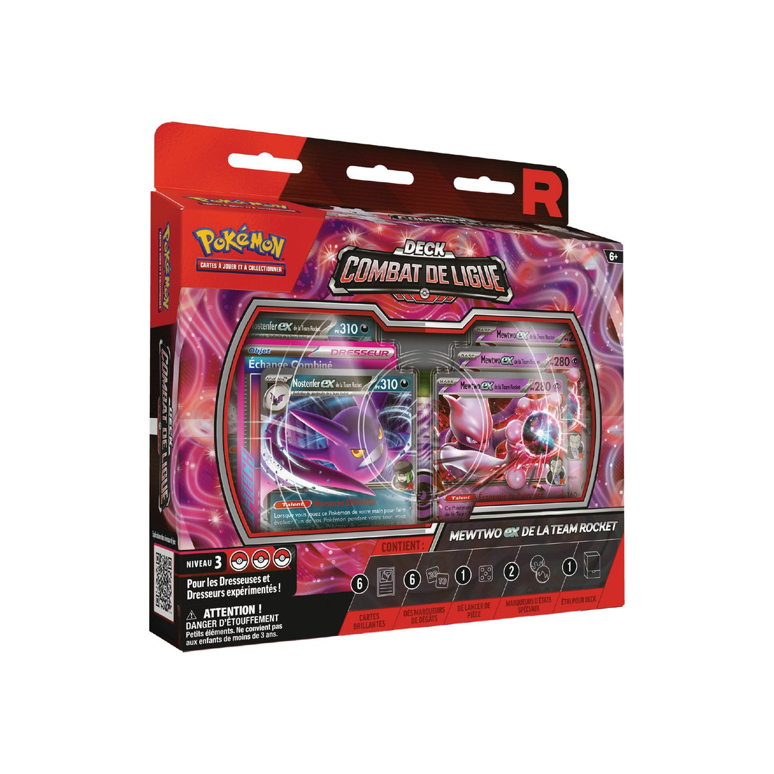 Deck de Combat de Ligue Pokémon Mewtwo-ex de la Team Rocket (FR)