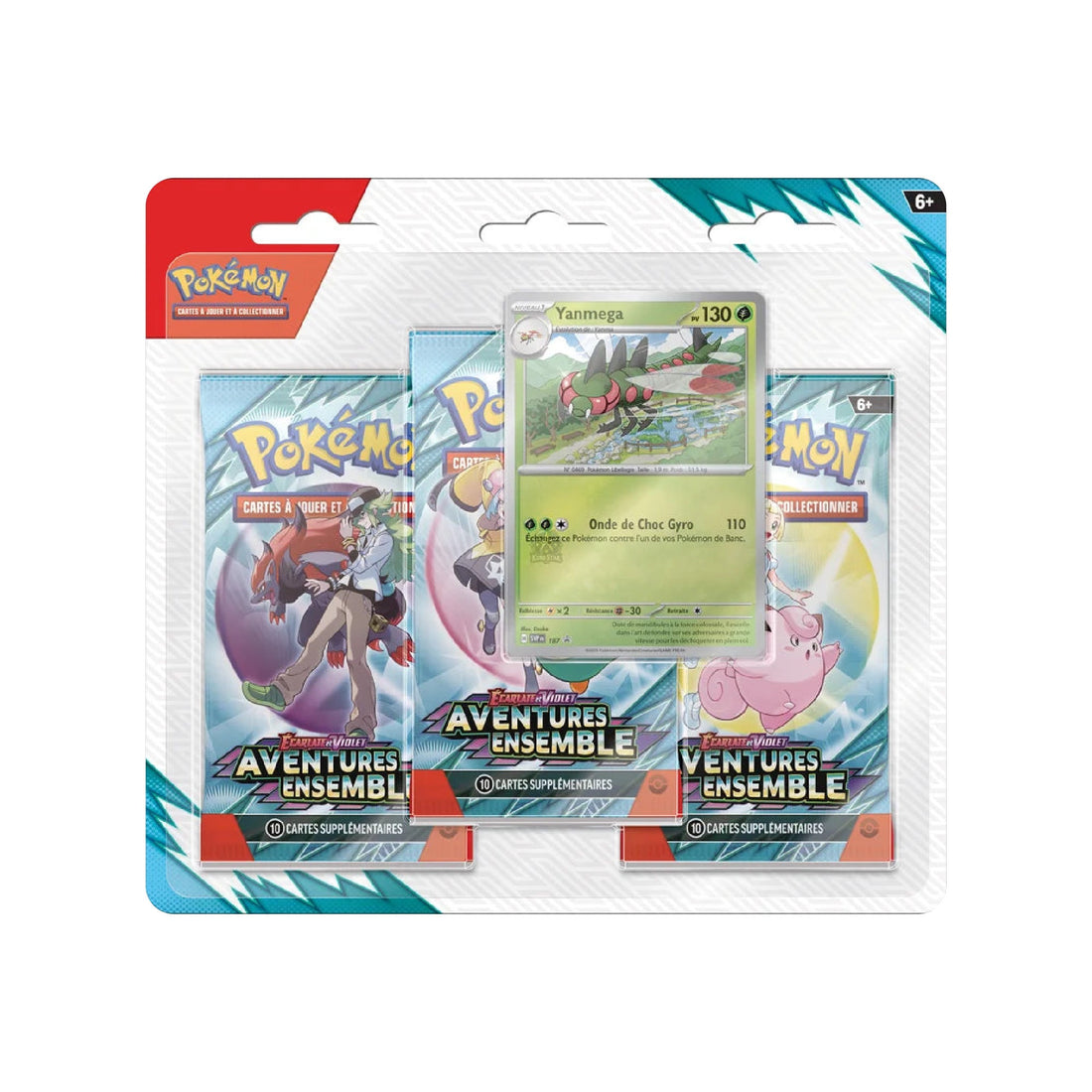 Tripack Pokémon Aventures Ensemble EV9 Yanmega (FR)