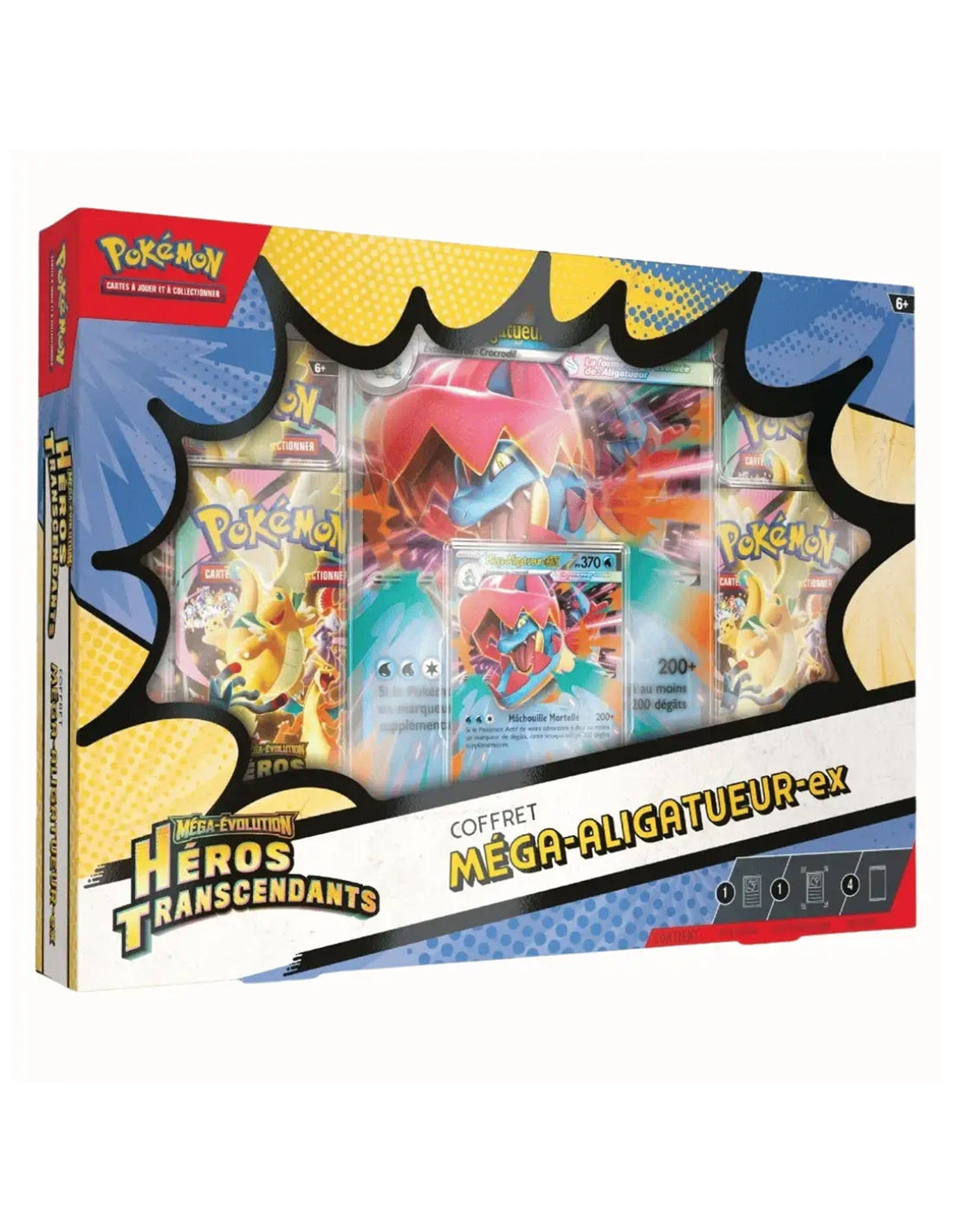 Coffret Pokémon Héros Transcendants – Méga-Aligatueur-ex (FR)