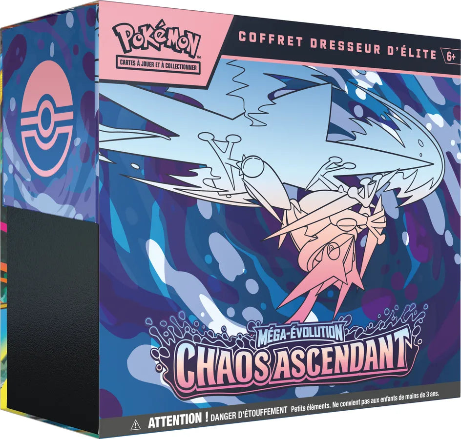 Coffret Dresseur d'élite Pokémon Chaos Ascendant ME04 – Méga-Amphinobi-ex (FR)