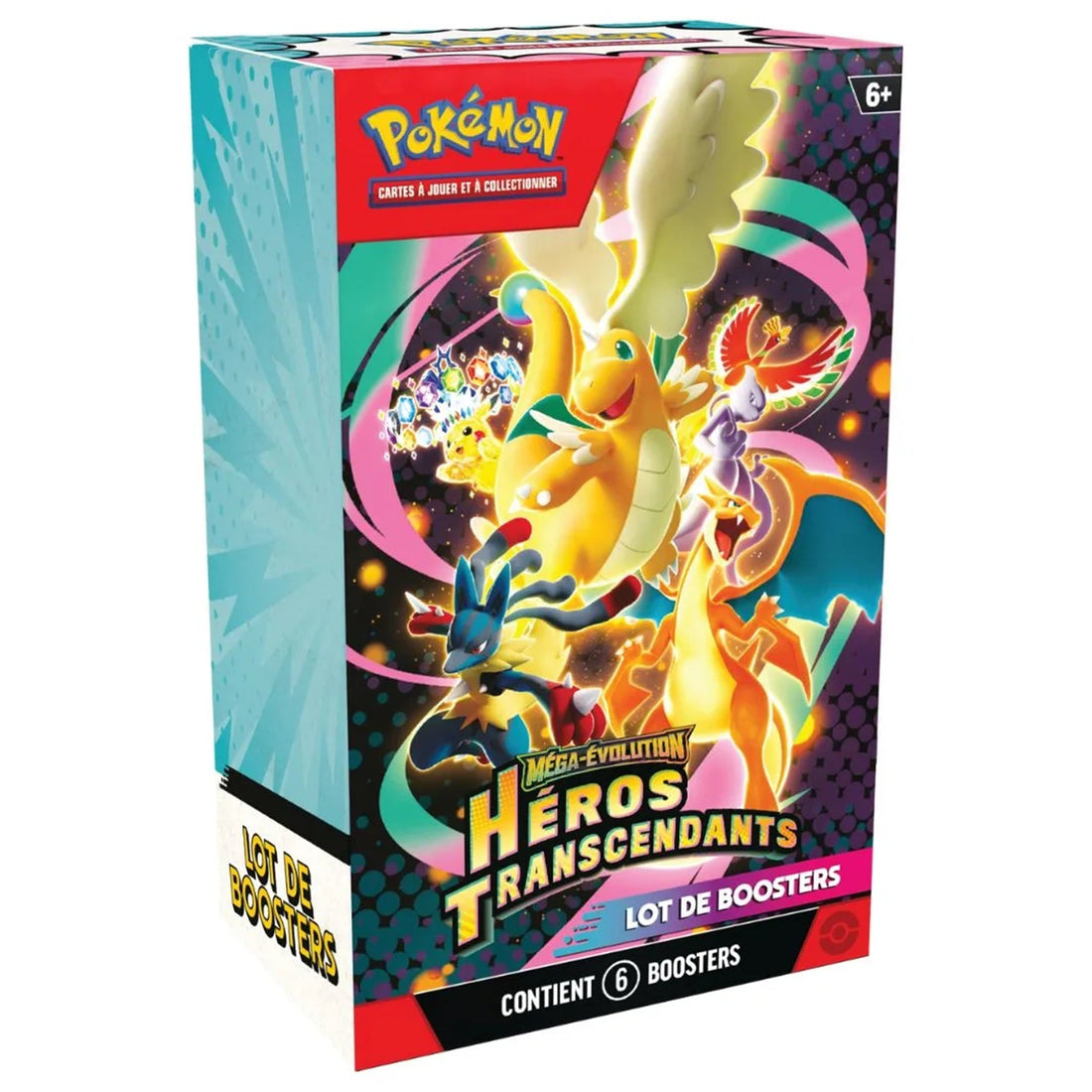 Lot de 6 boosters (Bundle) Pokémon Héros Transcendants ME02.5 (FR)