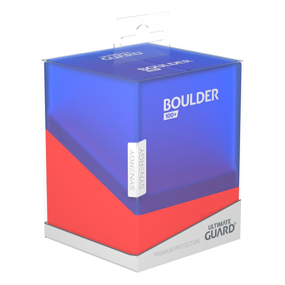 Deck box Ultimate Guard Boulder 100+ Synergy Bleu/Rouge