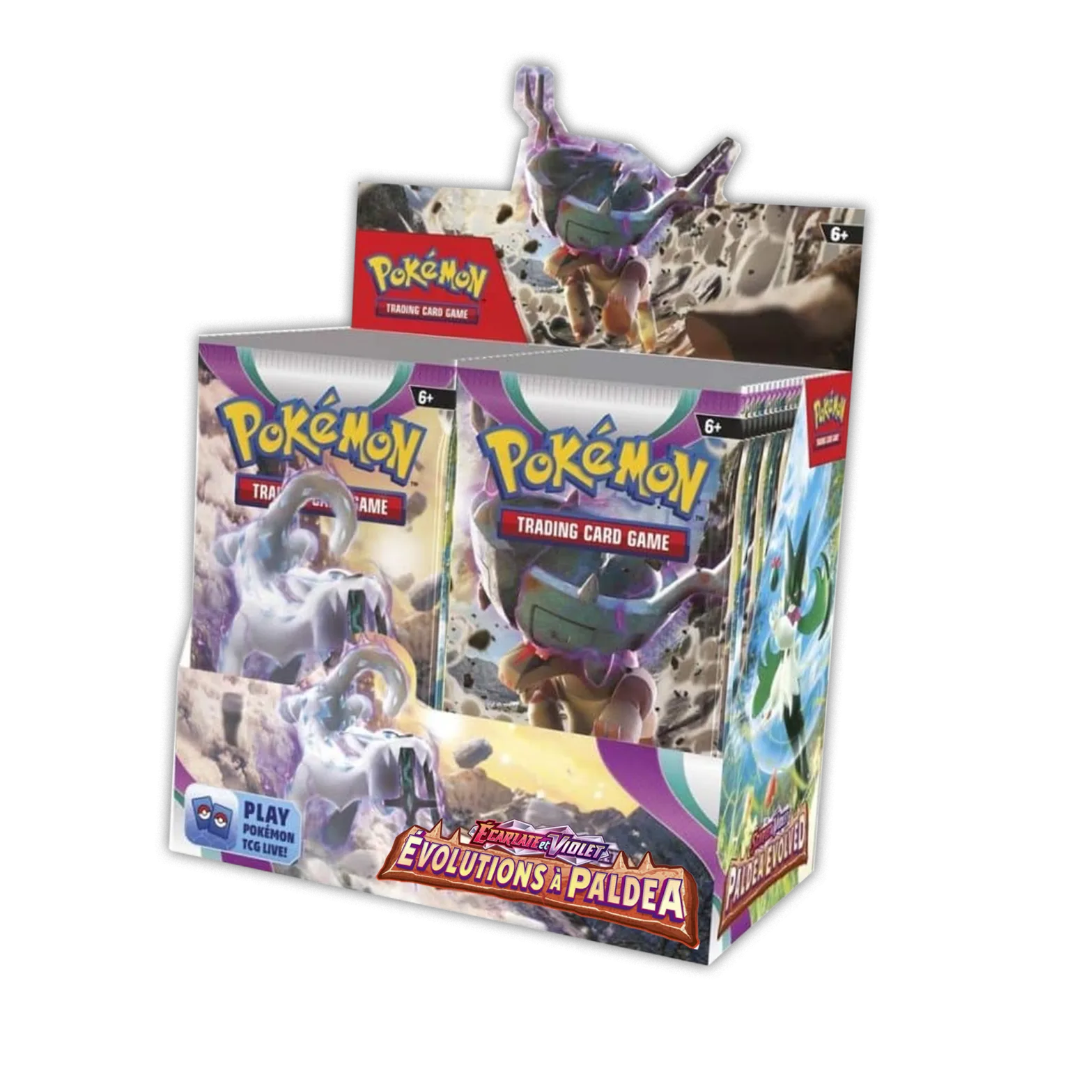 Display 36 boosters Pok&eacute;mon &Eacute;volutions &agrave; Paldea EV2 (FR)