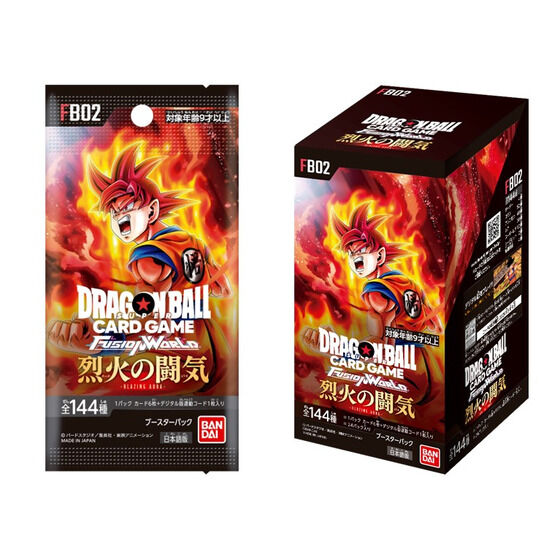 Dragon Ball Fusion World – Display 24 boosters Blazing Aura FB02 – JP