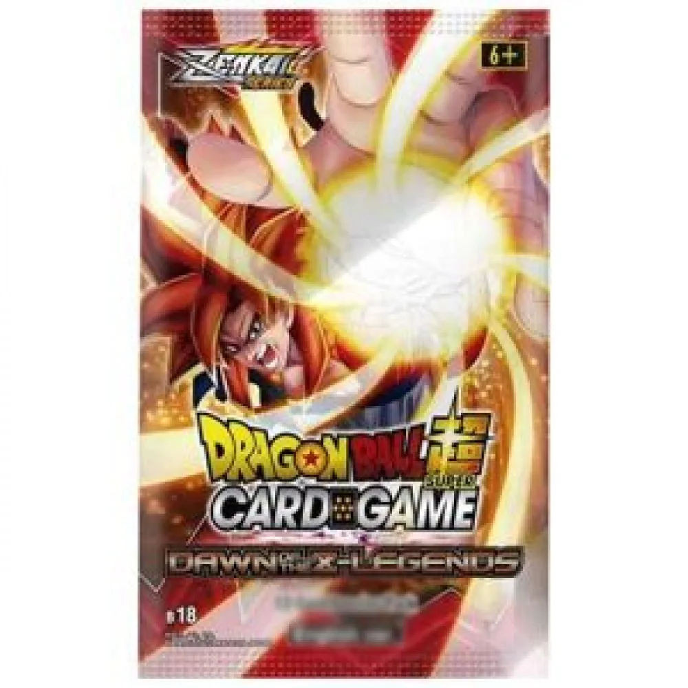 Dragon Ball Super Masters &ndash; Lot de 2 boosters Dawn of the Z-Legends B18 &ndash; FR